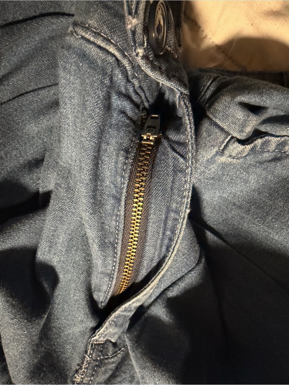 Gap x DOEN High Rise Pleated Denim Trousers Women's 28/6 Super Baggy - Picture 9 of 11